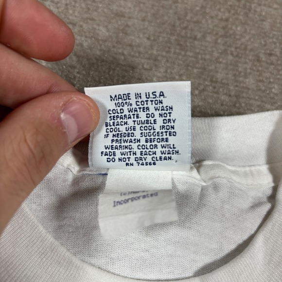 Vintage 90s White Single Stitch Pop Art M&Ms Candy Colorful Graphic Shirt Sz XL - Picture 3 of 7